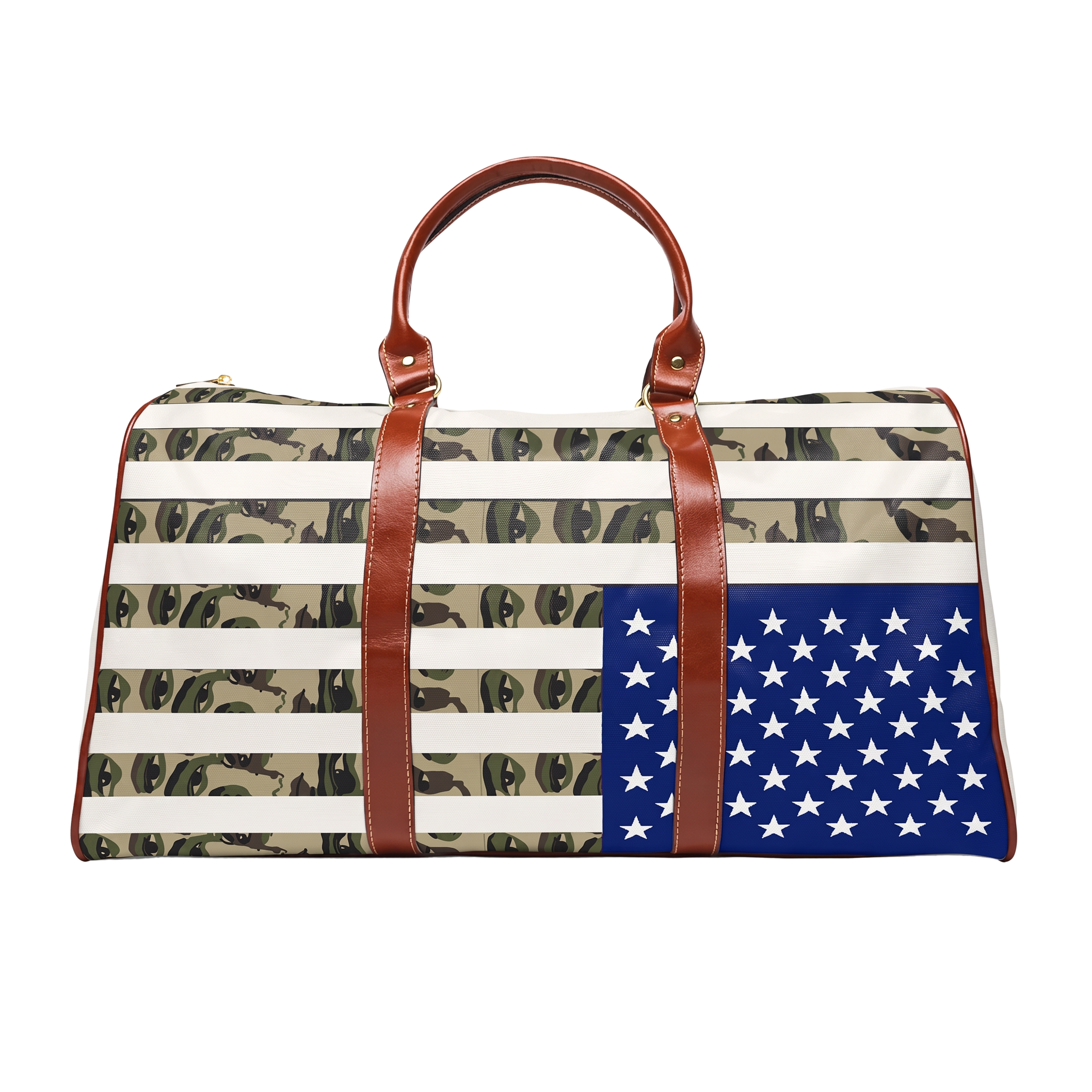 CAMO FLAG DUFFLE